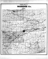 Outline Map, Madison County 1875